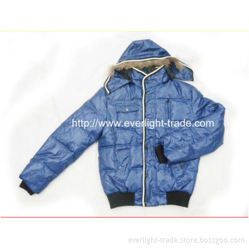 Fashion Men Down Jacket with Fur Hood/Winder Down Jacket